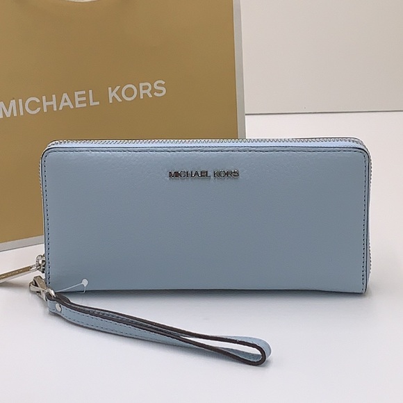 Michael Kors Jet Set Travel Large Travel CONTINENTAL Wallet-Wristlet-Phone Holdr - Picture 11 of 16